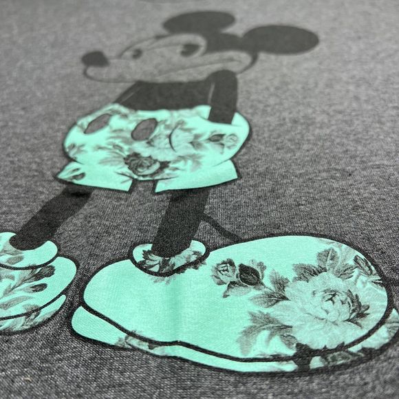 Disney Neff Collection Teal Floral Mickey Mouse Short Sleeve Men’s Size: M - Picture 4 of 8